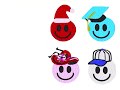 Free Smiley Face Hats Embroidery Designs