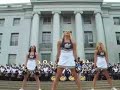 Cal Band Blondie show at pre game rally