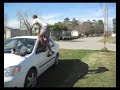 Lewis backflip off a car