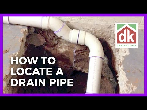 how to locate underground drainage pipes