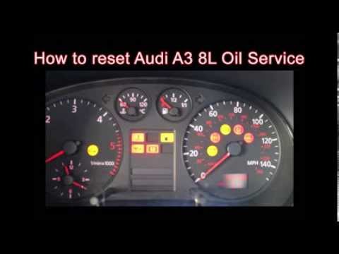 how to reset service light on audi a3