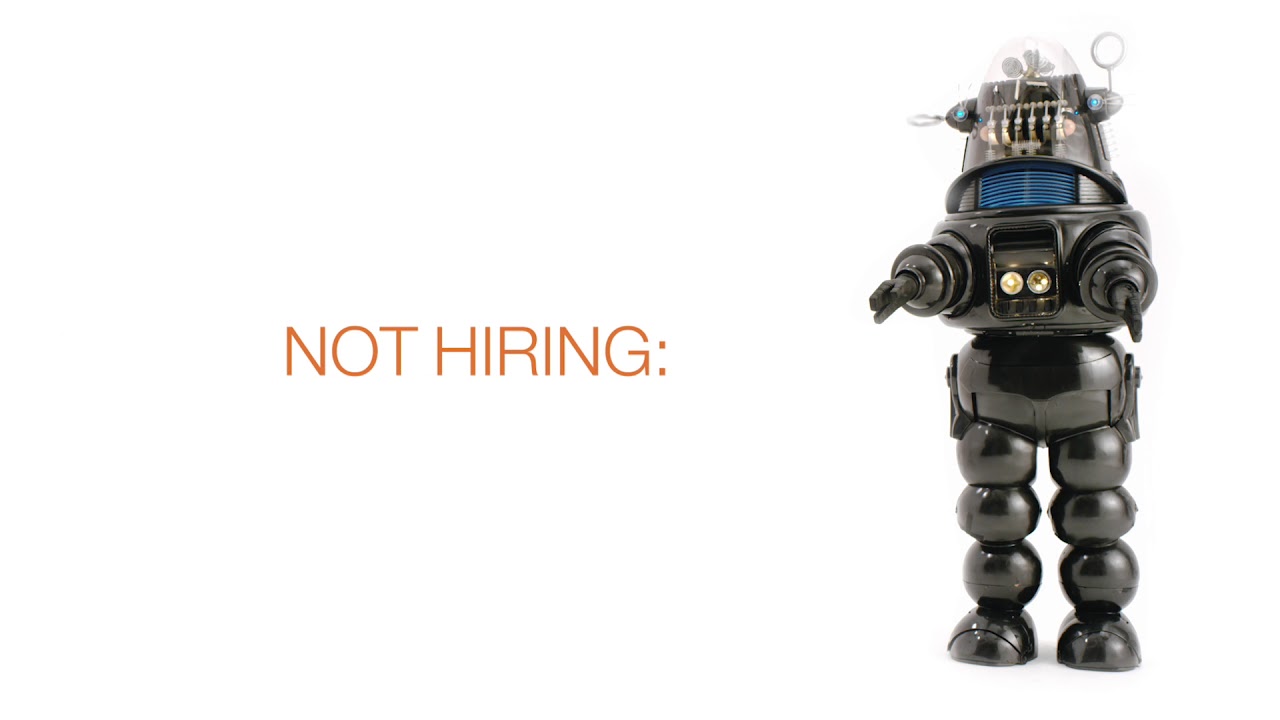 Ernest Not Hiring Campaign // Robot