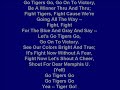 University of Memphis Fight Song - \"Go Tigers Go\" University of Memphis Fight Song - \"Go Tigers Go\"