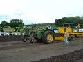 1960 vintage John Deere 830 tractor pull wheels up wheelie