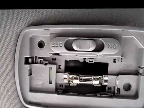 How to replace dome light switch in an Acura and Honda