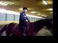 Horse riding, Annette is riding Czelone