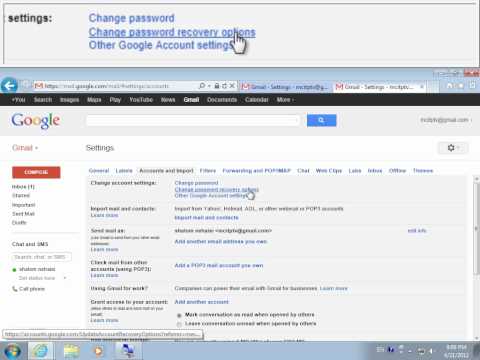 how to change gmail id