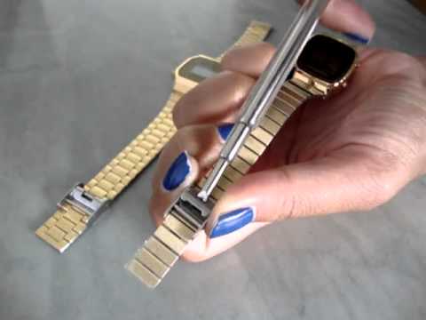 how to adjust a watch band