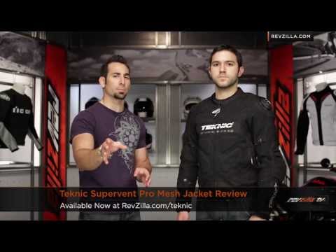 RevZillaTV - Teknic Supervent Pro Mesh Jacket Review http://www.revzilla.com/motorcycle/teknic-supervent-pro-mesh-jacket The Teknic Supervent Pro is one of the most techn...