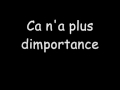music + traduction fr