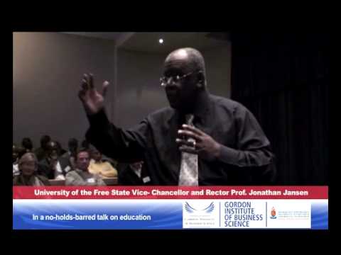 University of the Free State Vice- Chancellor and Rector Professor Jonathan Jansen (Part 4)