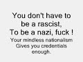 Anti Flag This Machine Kills Fascists (Lyrics)