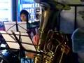 AIU ongakutai performance at pizza party YMCA