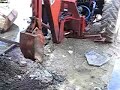 Lewis Backhoe attachment for tractor lifting stabiliser legs