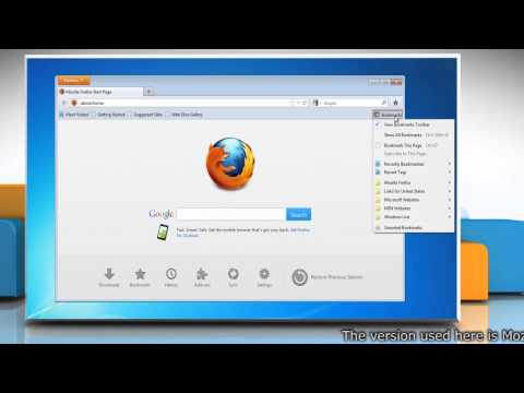 how to recover bookmarks from firefox