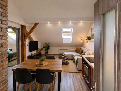 Video Pronájem netypického bytu 2+kk plus hala, celkem 54 m², Beroun-Centrum