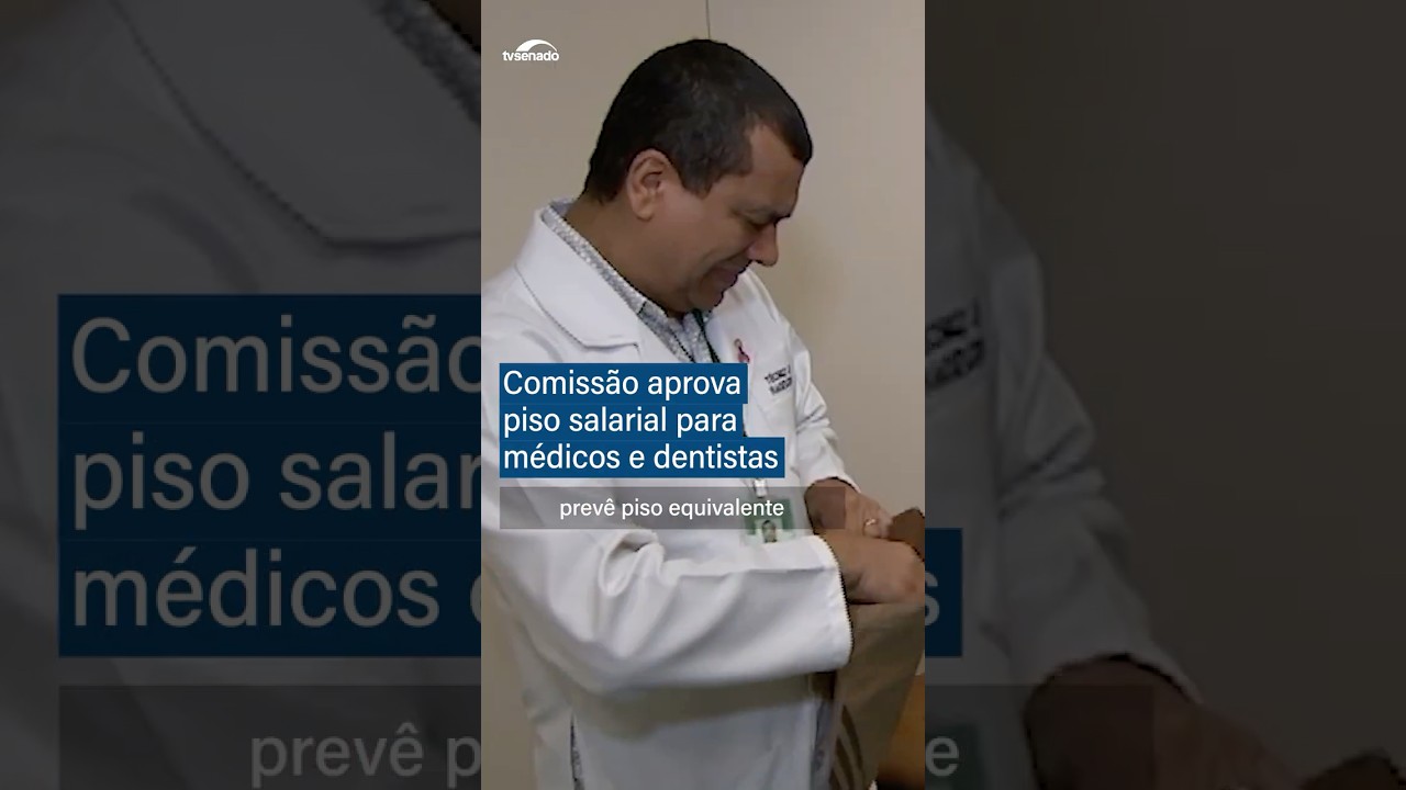 Comissão aprova piso salarial de R$ 13.662 para médicos e dentistas #shorts