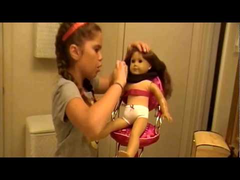 how to repair frizzy doll hair