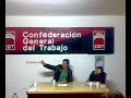 Charla a cargo de �ngel rodr�guez, delegado sindical de cgt
