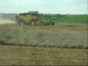 moisson du bl� a deux machine
