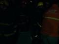 Volcó un automóvil en el Puente 