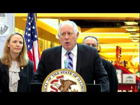 Cameron Schilling - CHICAGO -- November 11, 2012. Governor Pat Quinn today unveiled the
