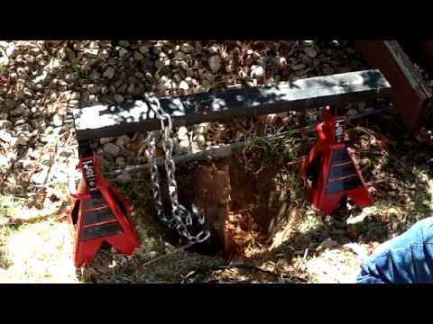 how to remove fence post