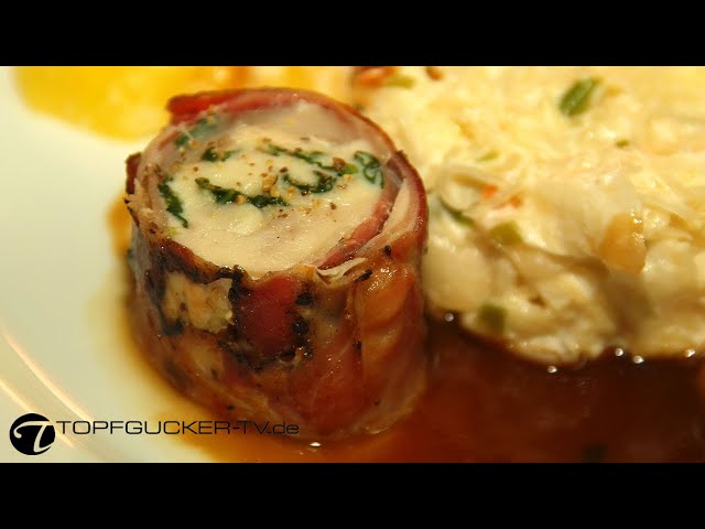 Spinatwachtel ( sous vide gegart ) auf Meerrettichkraut | Rezeptempfehlung Topfgucker-TV