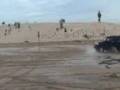 Hummer H3 drives through Deep Water at Silver Lake