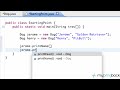 learn java tutorial 1.8- using constructors to specify an object java is full of objects... a lot of objects are pretty much the same, except for a few small traits. this tutorial will show how to use a constructor to define some of these specific traits. www.mybringback.com www.twitter.com/mybringback