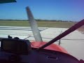 PA-22-160 Piper Tri-Pacer Crosswind Takeoff at KTKI