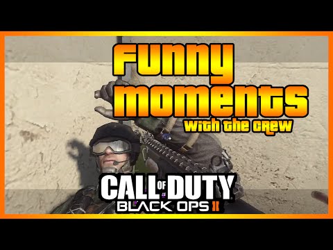 Black Ops 2 Funny Moments with The Crew (Camping, Clutching and More!)