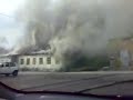 Incendio a Sassari  in via Bottego \"RTV\"
