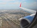 Southwest 737 landing in San Diego Southwest 737 landing in San Diego