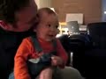 Funny Baby Cracking Up At Wii