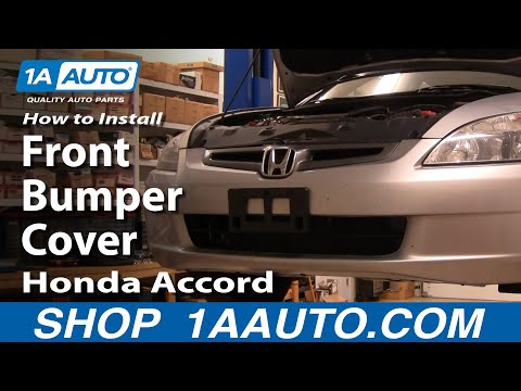 How To Install Replace Front Bumper Cover Honda Accord 04-07 1AAuto.com