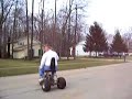 Transaxle Trike going reverse.
