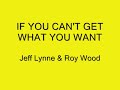 for slightly better sound quality:
http://www.youtube.com/watch?v=snsvktpddes&fmt=18

in 1990, jeff lynne and roy wood recorded two songs together: 'me and you' (a.k.a. 'is it true') and 'get what you want'. they wanted to release these as a single ('me and you' as the a-side and 'get what you want' as the b-side) but, according to an interview with roy wood in 1994, they 