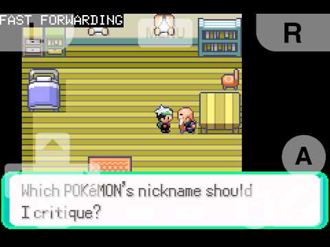 how to change pokemon names in x