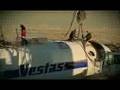 Montaje de un generador eólico Vestas V90