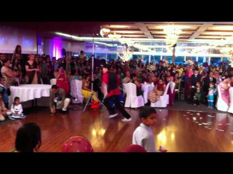 Bhangra Break Dancing at a Punjabi Wedding
