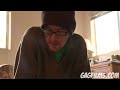 A man tries to make his sick cat feel...