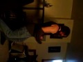 guy stripping.