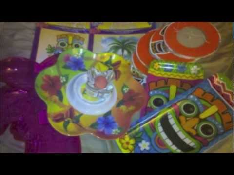 Fun Hawaiian Luau Party Supplies and Decorations From Kids Invitations to Theme Food Ideas