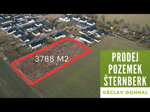 Video Prodej stavebního pozemku, 3788 m2, Šternberk