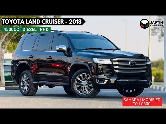 Toyota Land Cruiser GXR SAHARA | MODIFIED TO LC300 | SUNROOF | PUSH START | POWER & MEMORY SEATS | 4.5L DIESEL | AUTO | COOL video