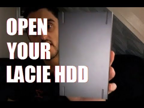 How to Open a Lacie HDD Porsche casing