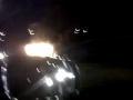 Another bus on fire .