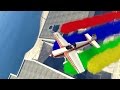 Stunt Plane Smoke (4x Rainbow Colors) для GTA 5 видео 1