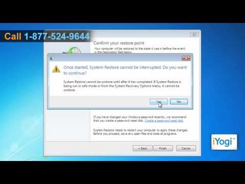 how to perform system restore windows 7